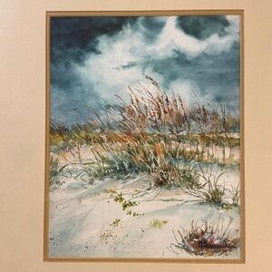 Coastal Landscape Painting, by Alexandria, professionally framed, NC Coast